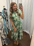 Flirty Foliage Dress