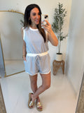 Easy Does It Striped Romper