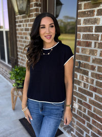 Barcelona Bound Button Back Top