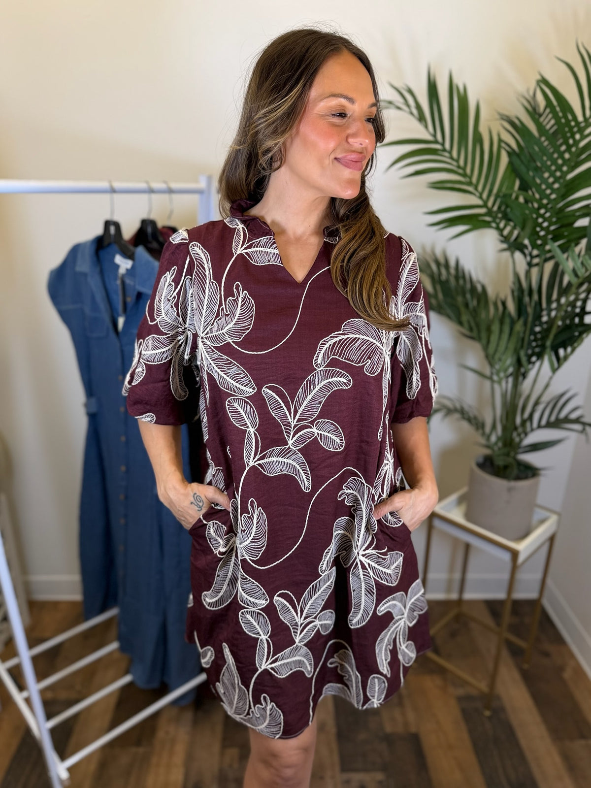 Worth Remembering Embroidered Dress