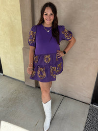 Wild Streak Sequins Dress