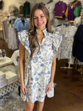 Sweet Nothings Scallop Trim Dress