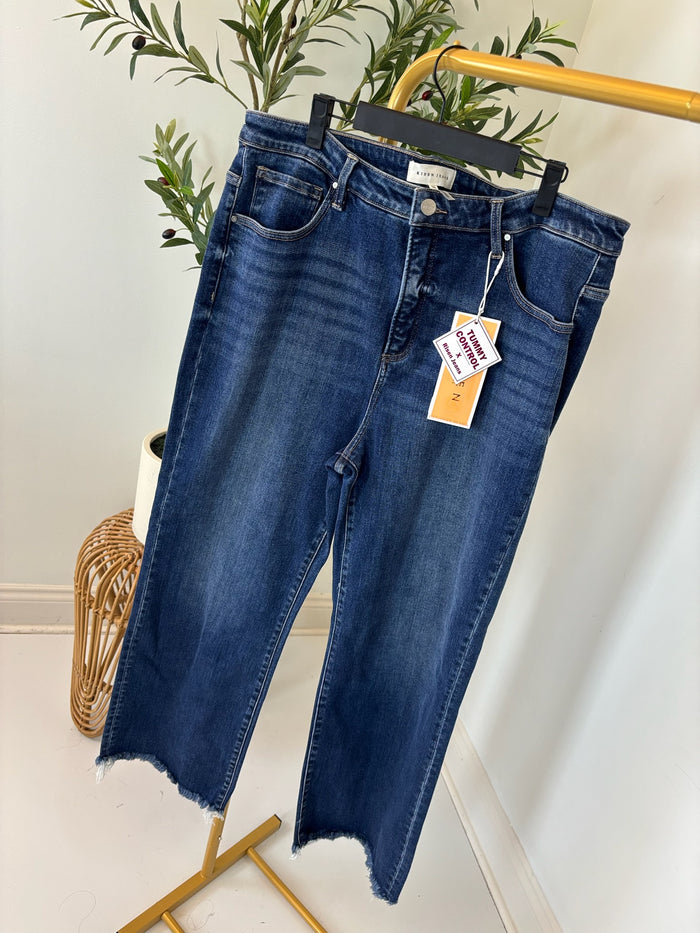 Calliope Crop Straight Leg Jean - Risen (Plus)