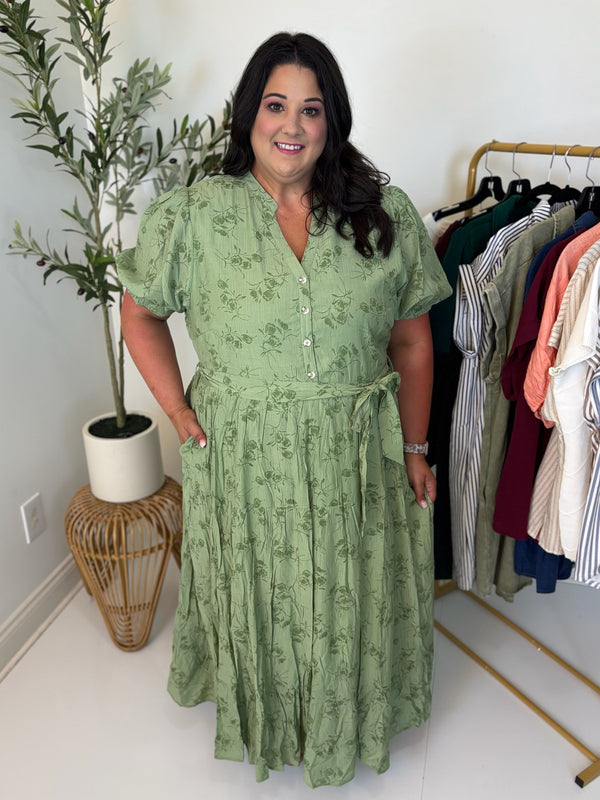 Fern & Fable Midi Dress - Plus