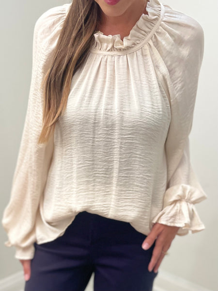 Lessons Learned Ruffle Top