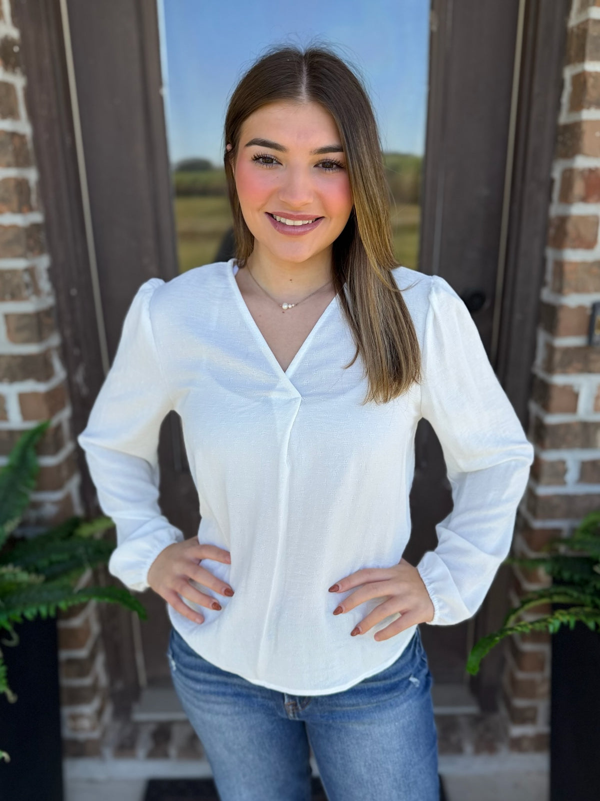 Touch of Elegance Textured Top