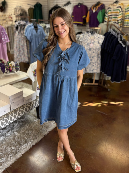 Downtown Treasure Denim Dress