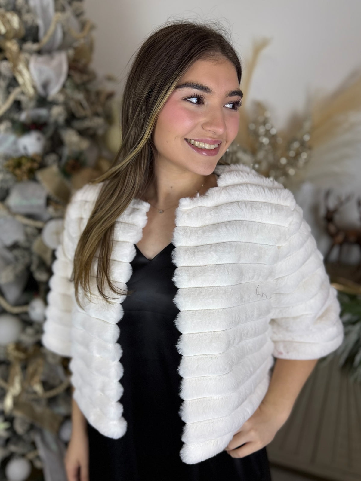 Polished Moments Plush Coat