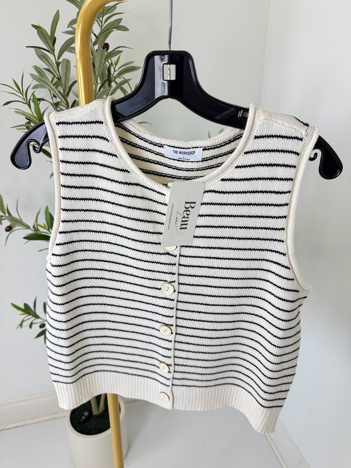 Layered Lines Knit Top