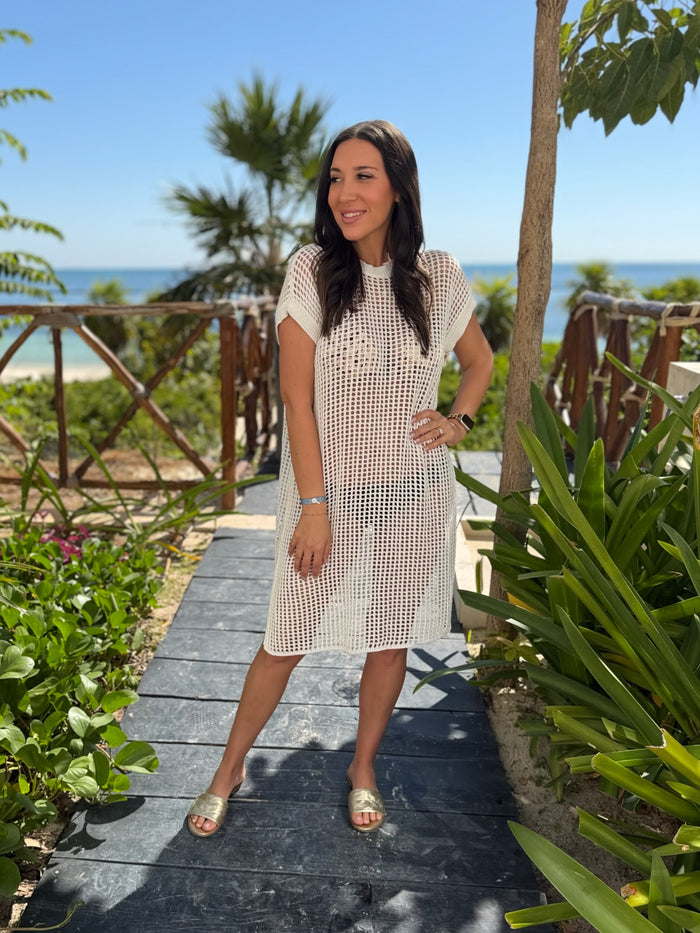 Open Seas Knit Cover-Up