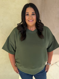Off Duty Ribbed Top - Plus