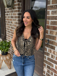 Wild Whisper Leopard Vest