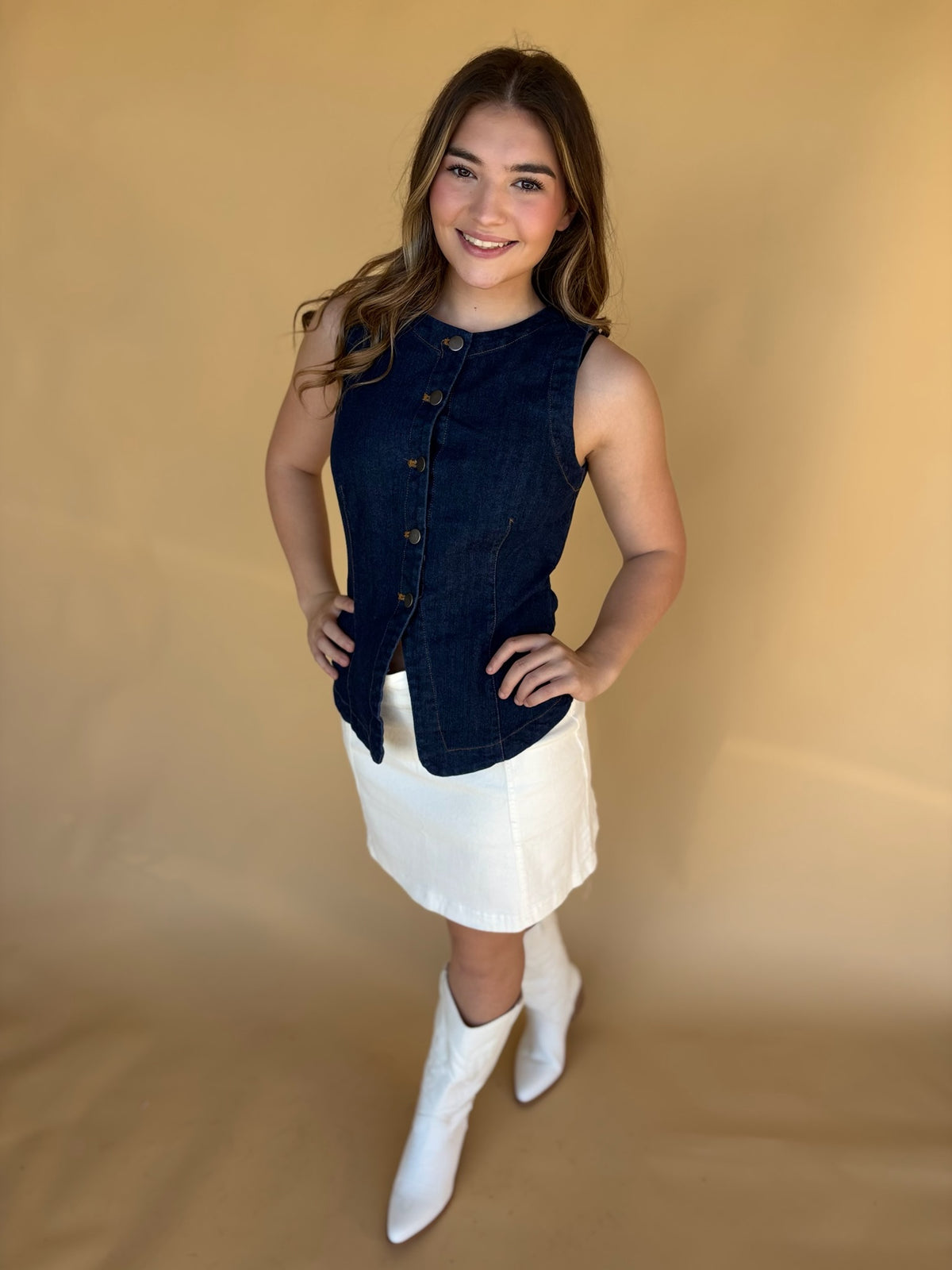 Blue Ridge Button Front Vest