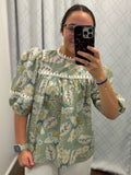 For the Weekend Floral Blouse
