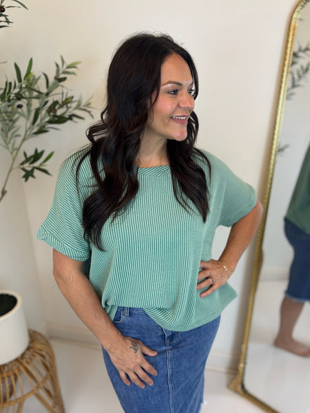 Reagan Ribbed Top