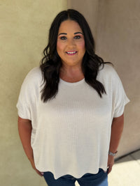 Classic Lines Ribbed Top - Plus