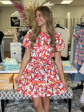 Splash of Color Floral Dress