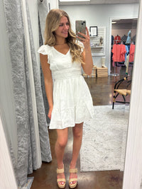 Simple and Clean Mini Dress