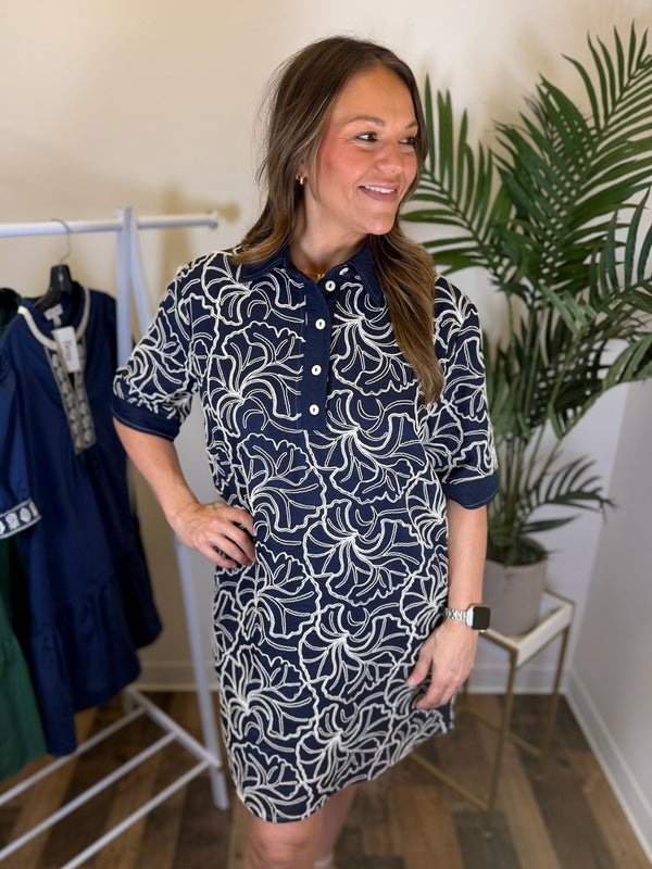 Put Together Embroidered Dress