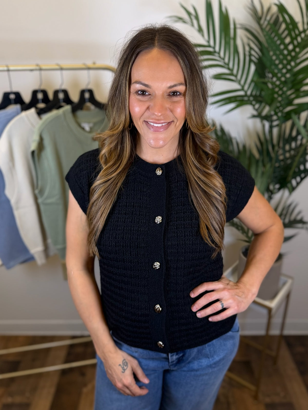Neutral Ground Knit Top