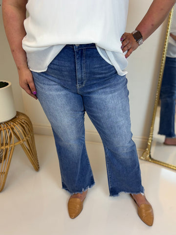 Carlie Crop Flare Jean - Risen (Plus)