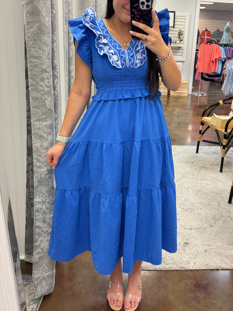 Cinco De Mayo Embroidered Dress - Plus