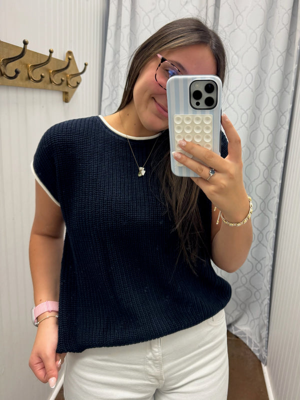 Barcelona Bound Button Back Top