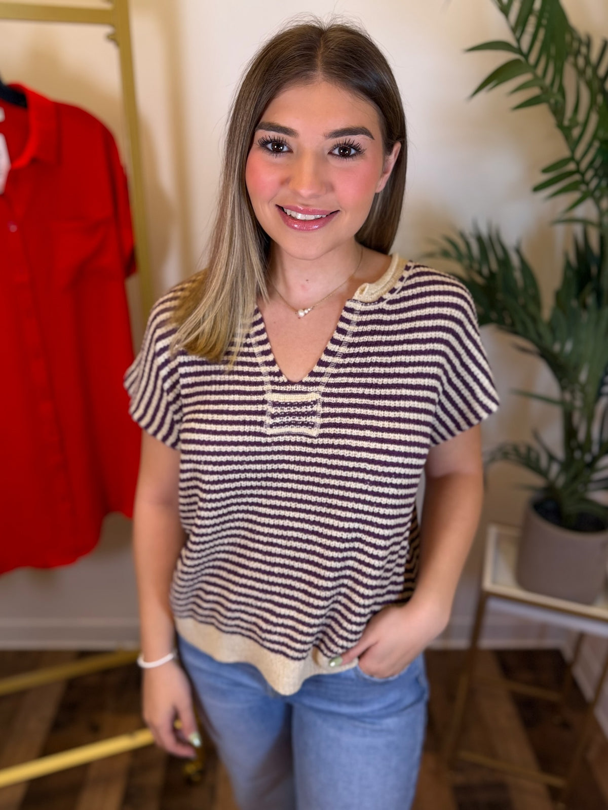 Casual Comfort Knit Top