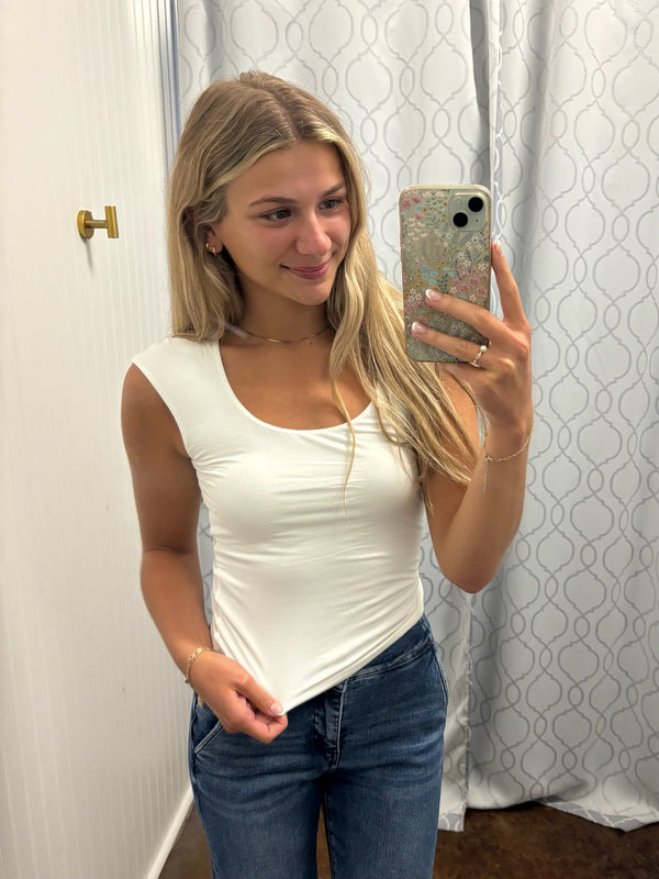 Reversible Scoop Neck Top