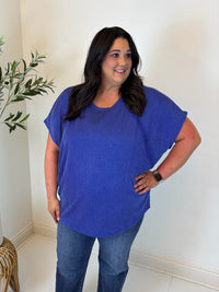 Easy Radiance Ribbed Top - Plus