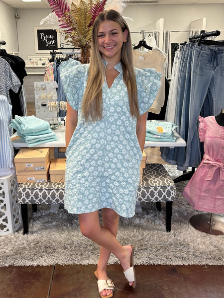 Pastel Poem Embroidered Dress