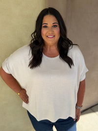 Classic Lines Ribbed Top - Plus