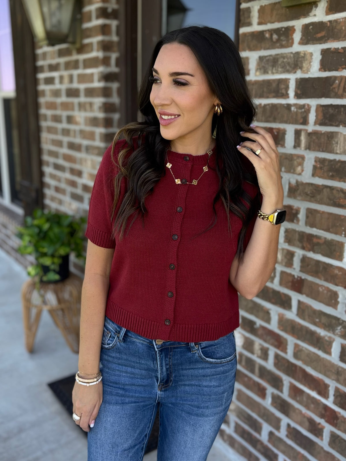 Effortless Muse Short Sleeve Cardigan
