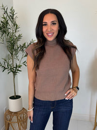 Warm Intentions Mock Neck Top