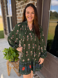 Rustic Reverie Floral Dress