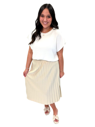 Perfect Timing Pleated Skirt
