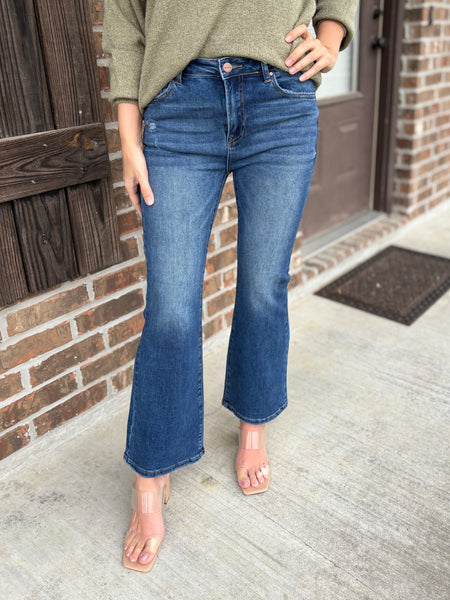 Nina Ankle Flare Jean - Risen