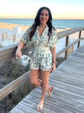 Wild Love Floral Romper