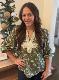 Woven Whispers Blouse