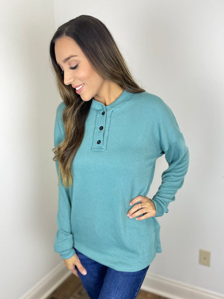 Blake Button Neck Sweater