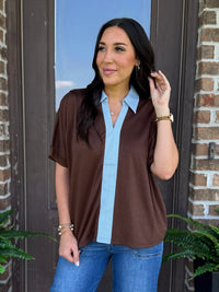 Harvest Hues Contrast Top