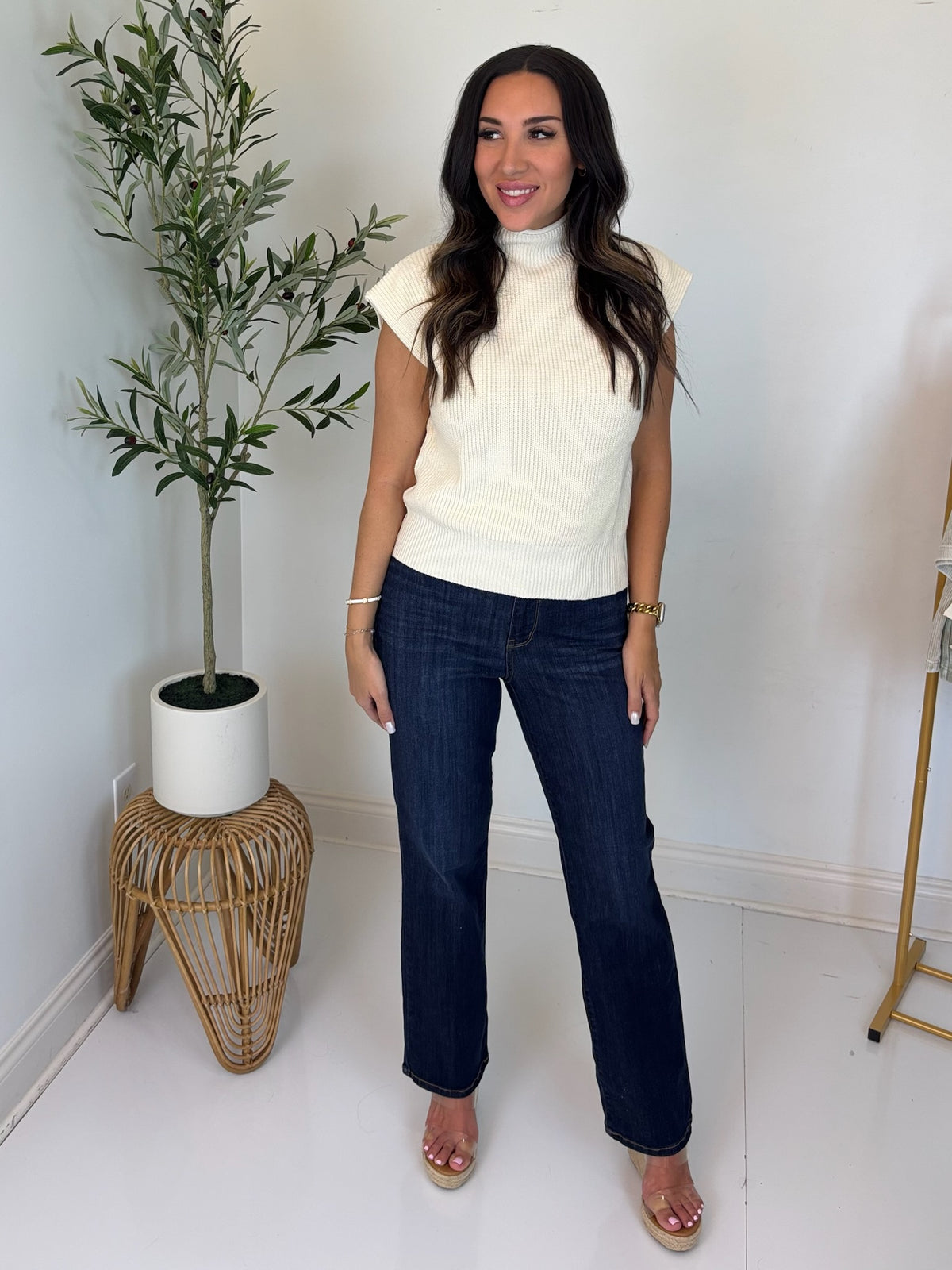 Warm Intentions Mock Neck Top