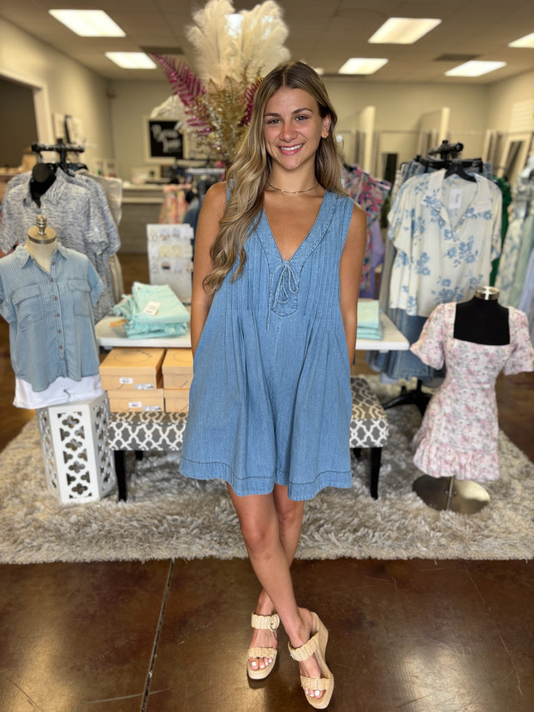 Rodeo Chic Denim Romper
