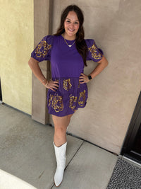 Wild Streak Sequins Dress
