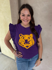 Ruffle & Roar Top