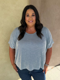 Classic Lines Ribbed Top - Plus