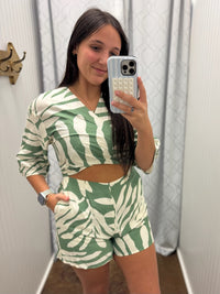 Palm Paradise Romper