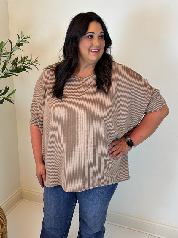 Everyday Flow Ribbed Top - Plus