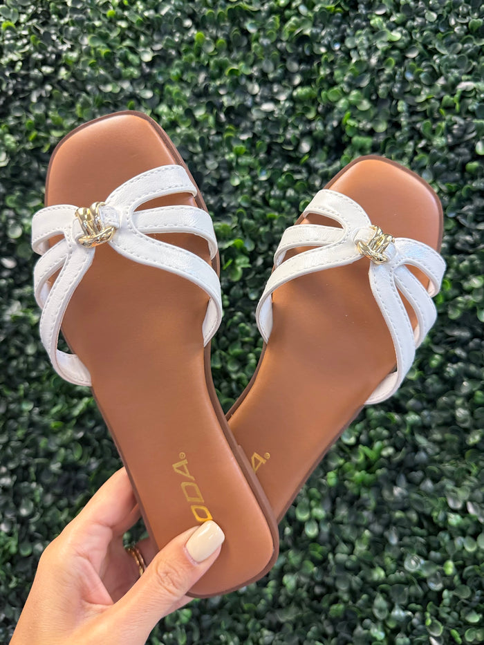 Myrtle Sandal - White