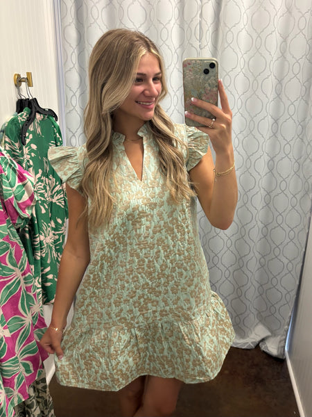 Touch of Class Jacquard Dress